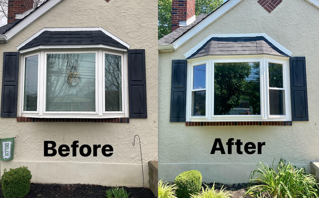 Springfield, PA Window Replacement: Windows Plus Installs Stunning Okna Bay Window